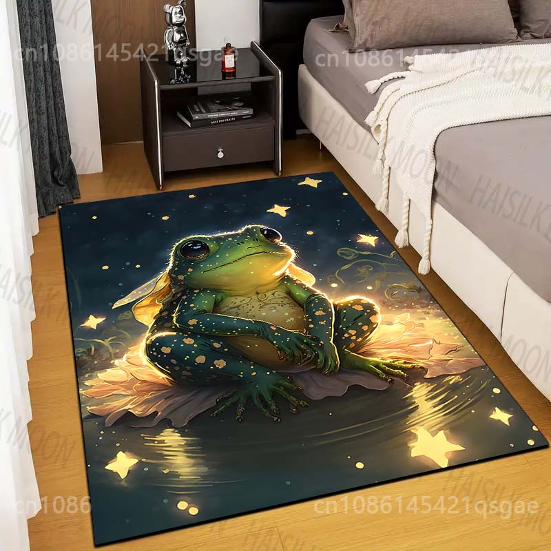 Printing On Commercial - Multiple sizes Frog sitting on lily