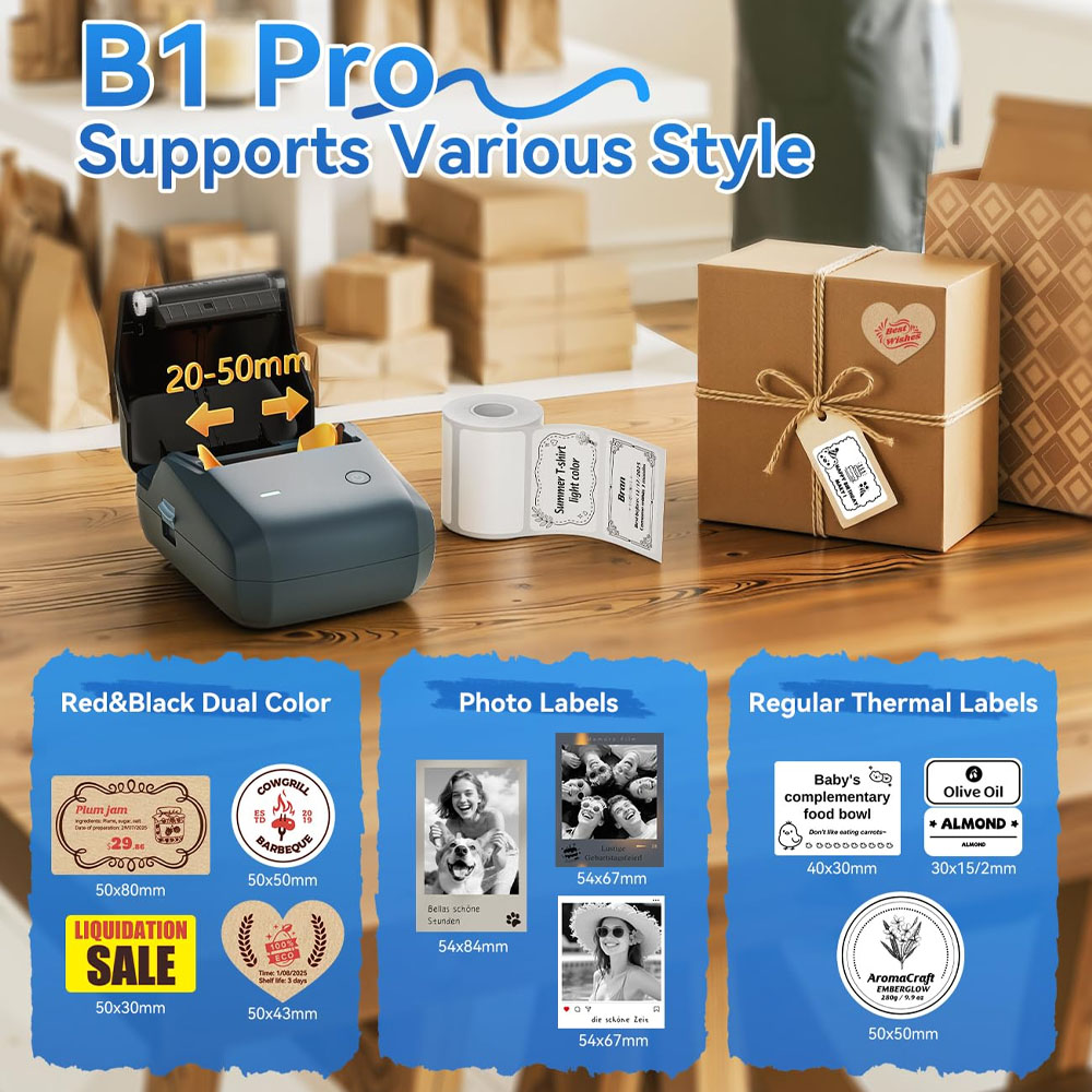Niimbot B1/B1PRO Label Printer - Commercial Printing Network review and price