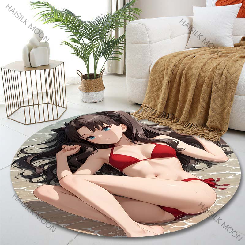 1PC Red bikini on beach Print  - Printing On Commercial review and price