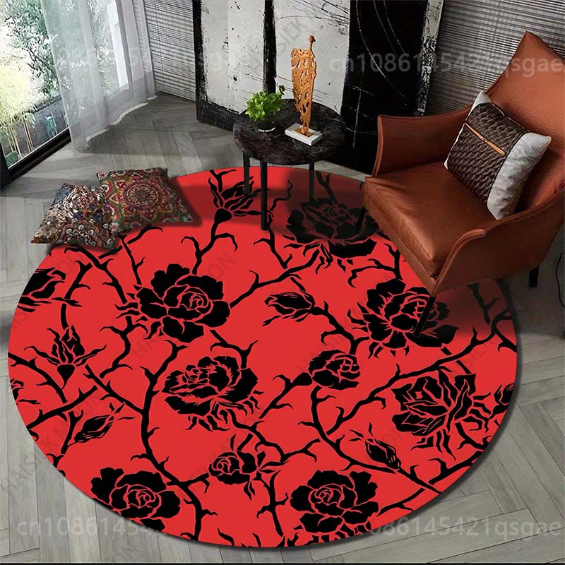 Multiple size Black roses on r - Printing On Commercial review and price