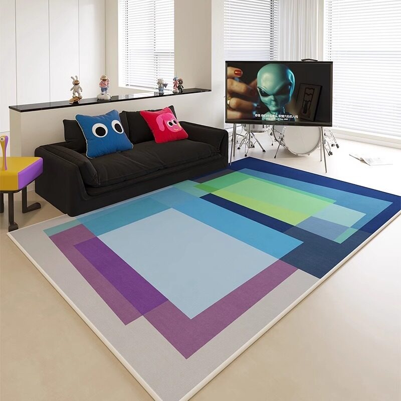 Abstract Color-blocked Print L - Printing On Commercial review and price
